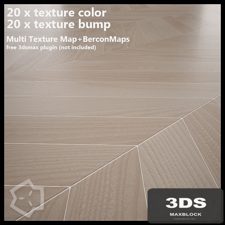 Chevron parquet BeechWood MultiTexture