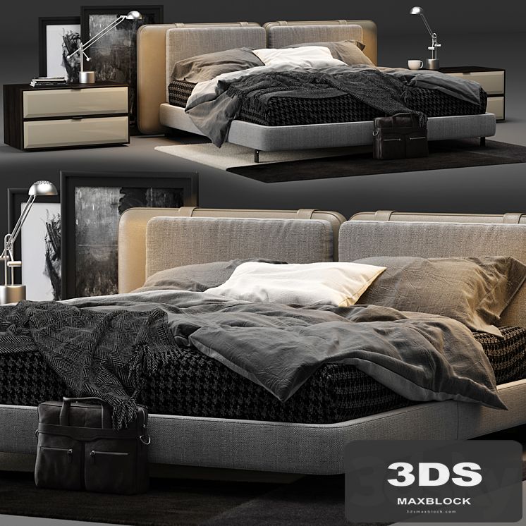 Minotti Tatlin Soft Bed