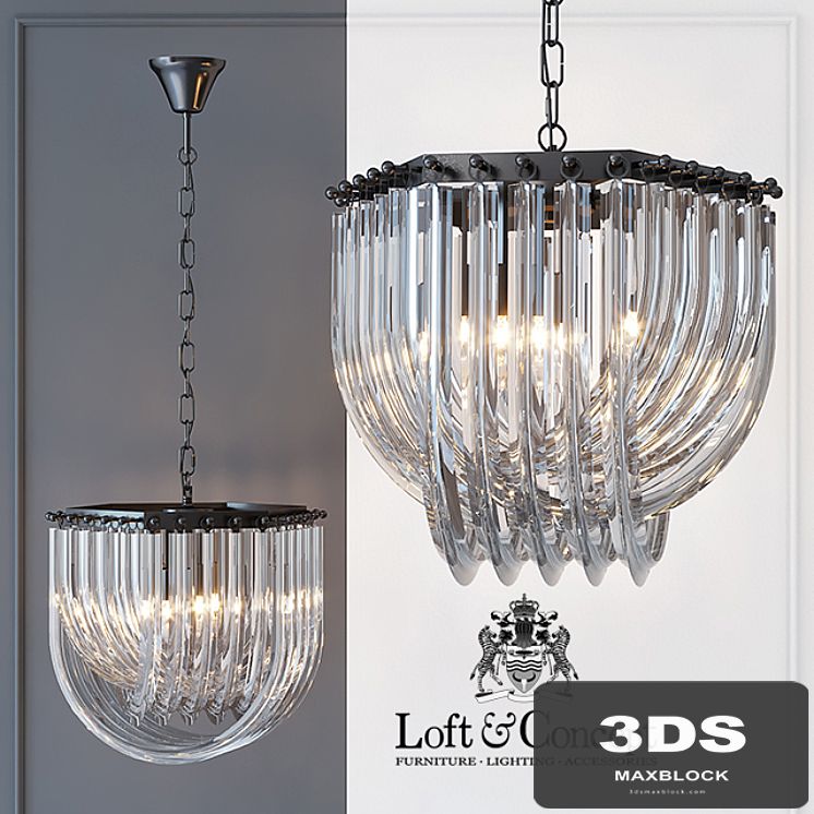 Chandelier Frozen Glass Chandelier 33