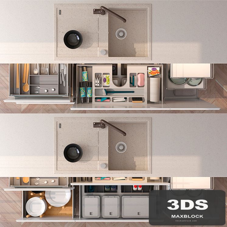 Drawers and their filling 2