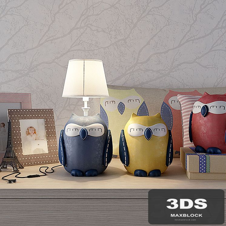 Set decoration for a child's "Owl"