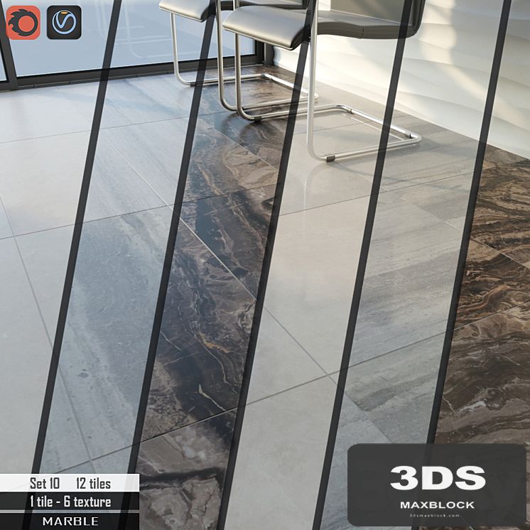 Stone tile set 10