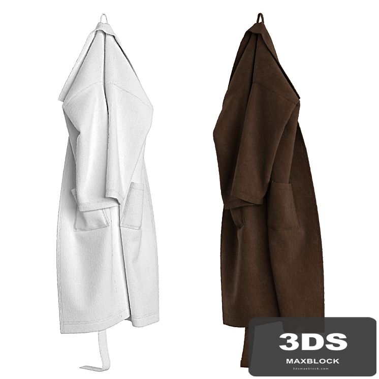 Coat on the hook / Bathrobe on hook