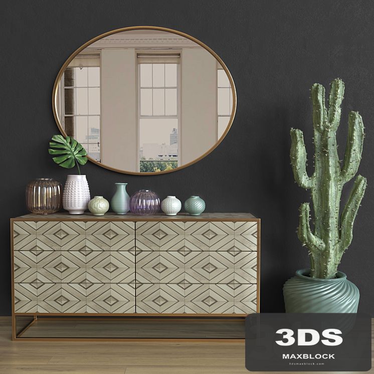 Modern decor set 03