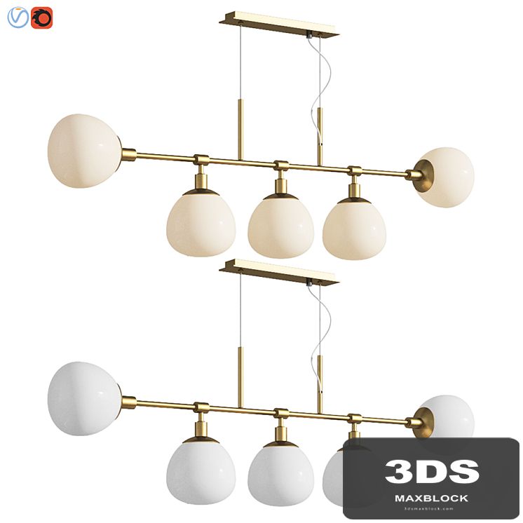Chandelier Suspension Light Erich Maytoni Modern
