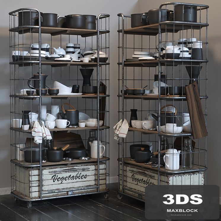 RH CIRCA 1900 and kitchen set