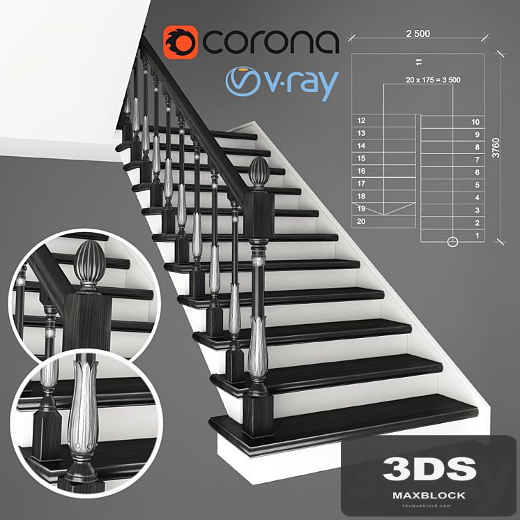 Two-staircase, 1 version