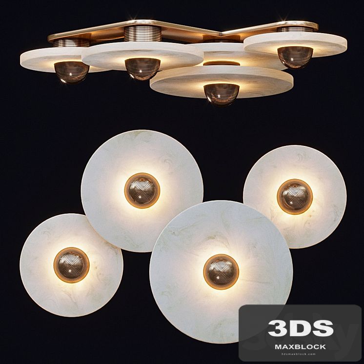 Apparatus Median 4 ceiling mount