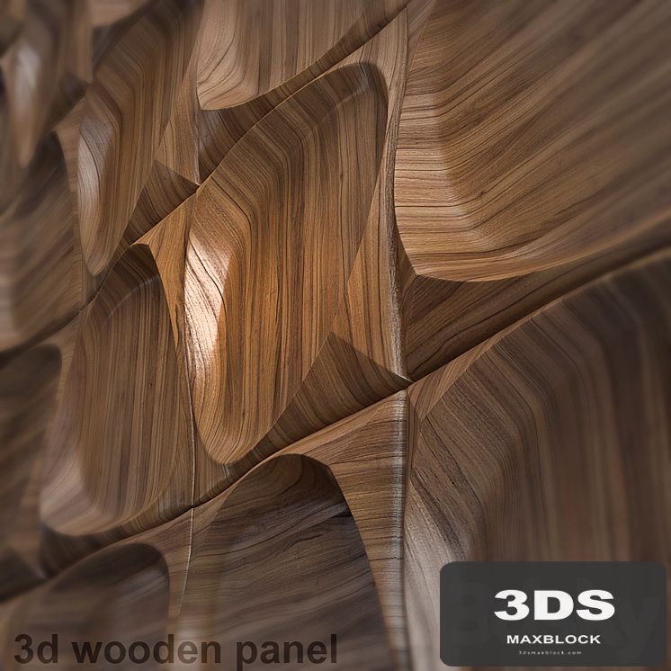 wooden 3d panel 2