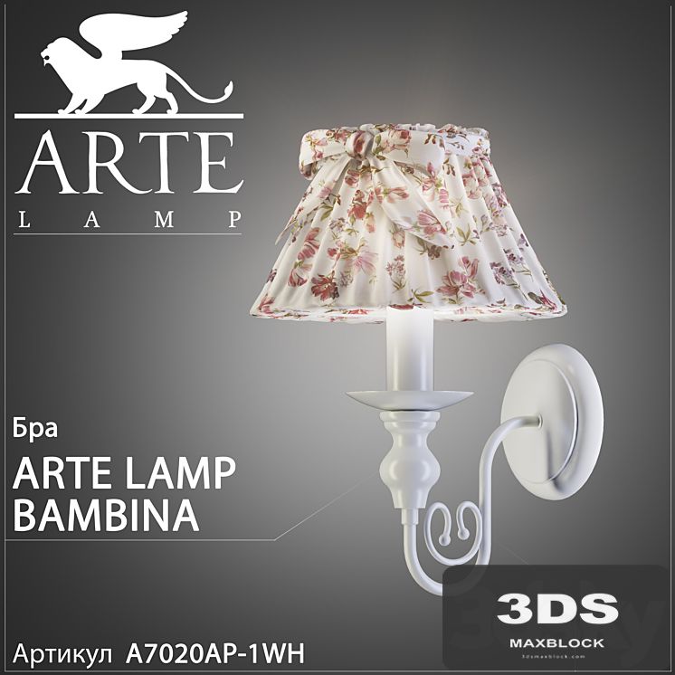 Sconce Arte lamp Bambina A7020AP-1WH