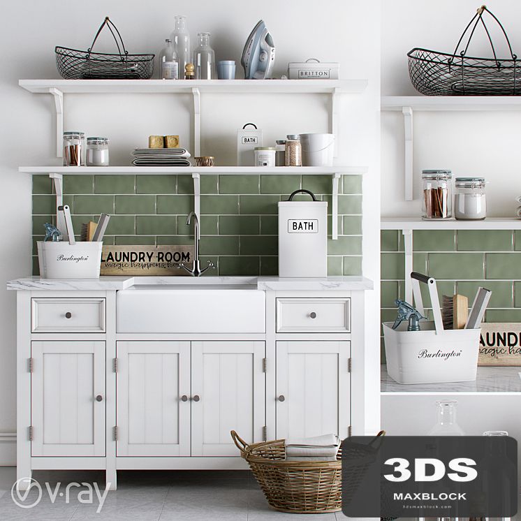 Green Utility Room - Dominic Blackmore