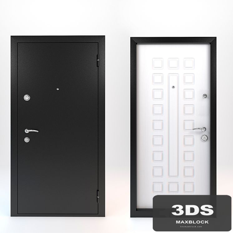 Doors are metal-wood (2 items)