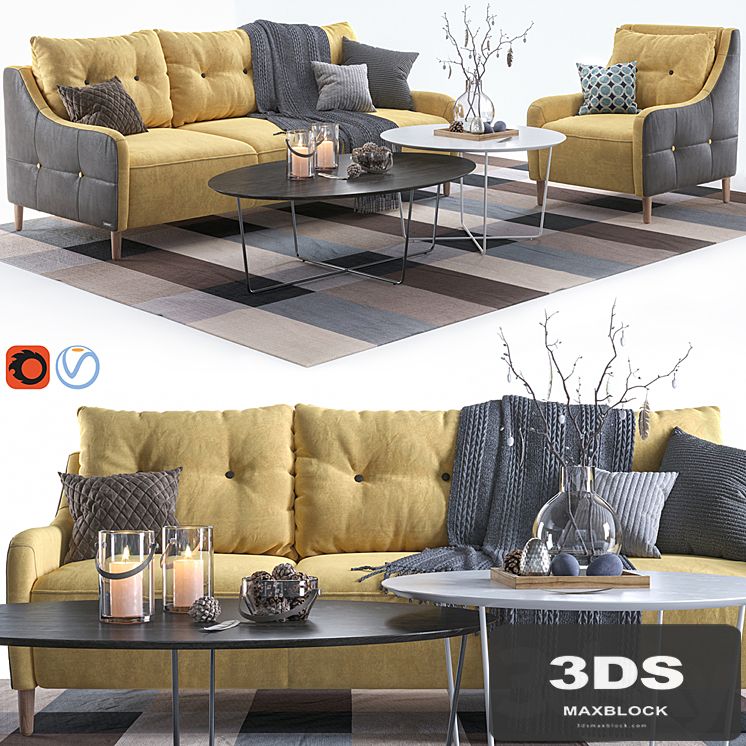 Jenson armchair and sofa #1