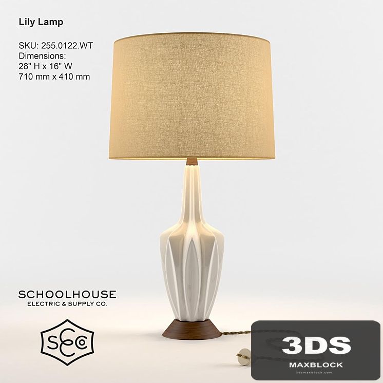 Schoolhouse Electric - Lily Lamp