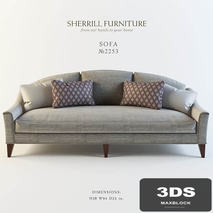 Sherrill furniture_sofa_2253