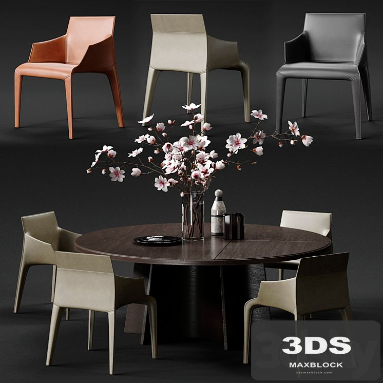 POLIFORM SEATTLE Armchair & KENSINGTON Table