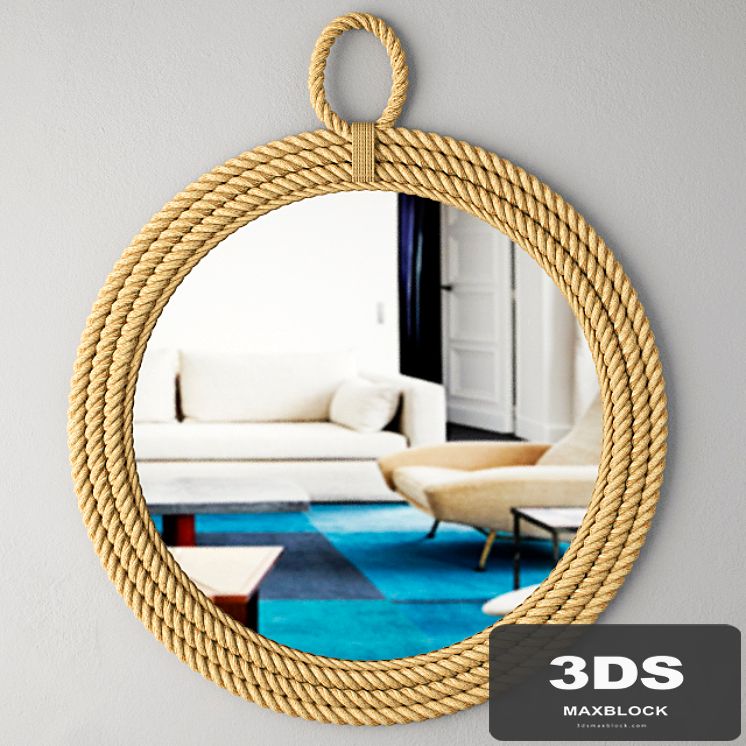 Aspen Oval Mirror / Jeffan