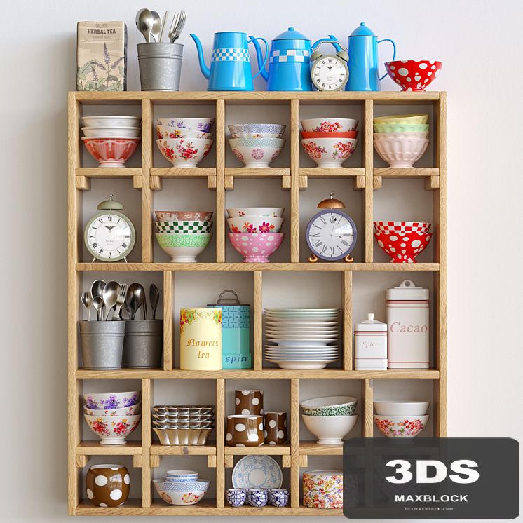 A set of unique dishes