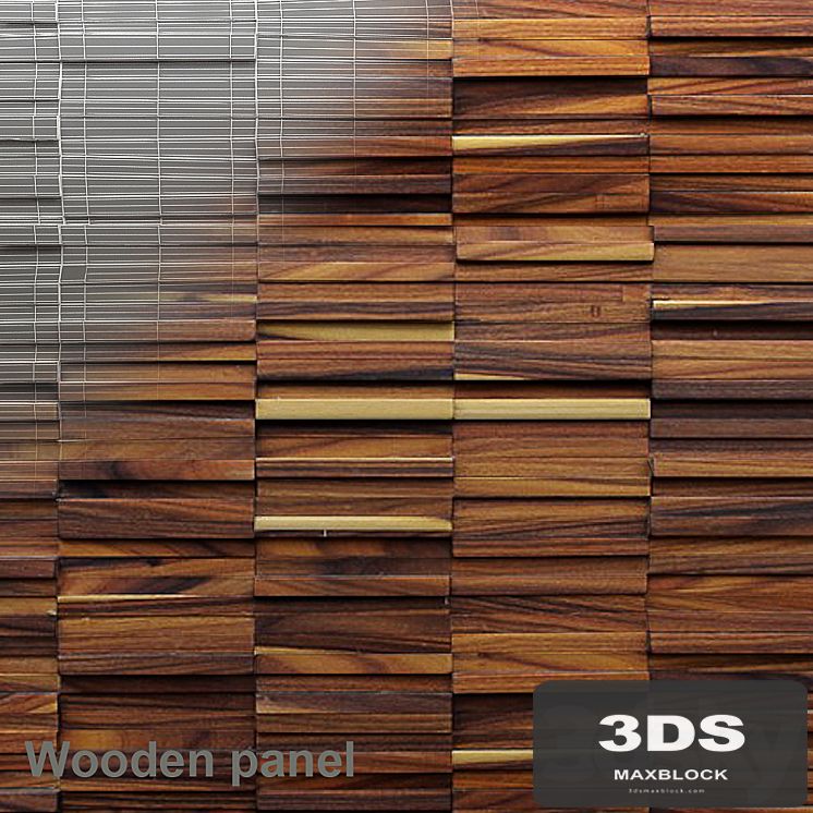 wooden planks panel