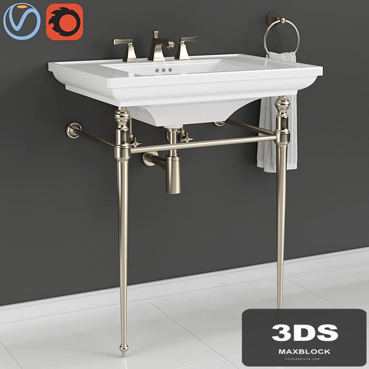 KOHLER "Memoirs" Console Table Bathroom Sink