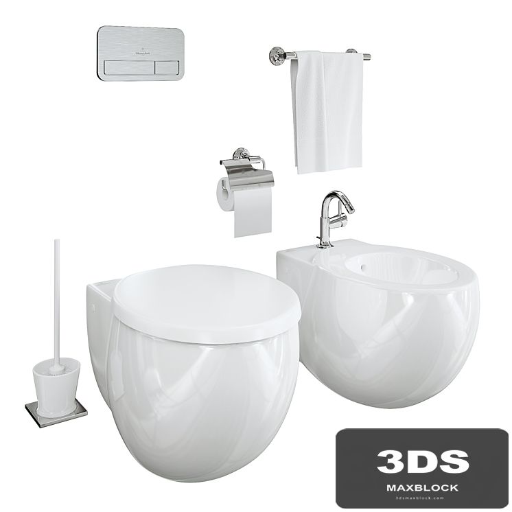Villeroy & Boch Aveo toilet ans bidet