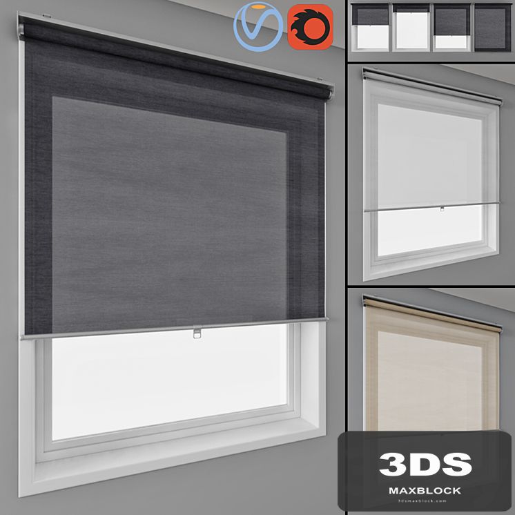 Roller blinds IKEA and window