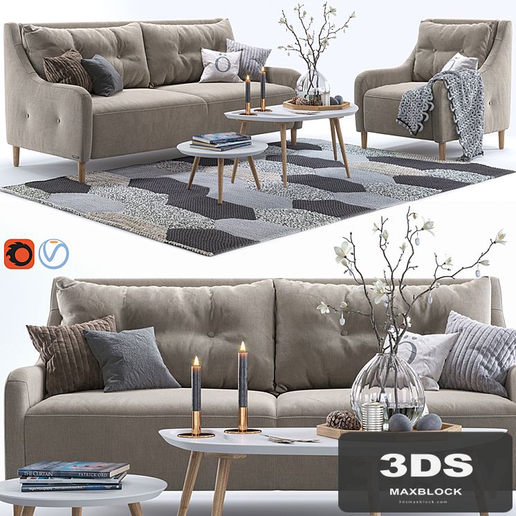 Jenson armchair and sofa # 2