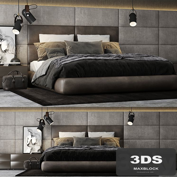 Poliform Dream Bed Headboard