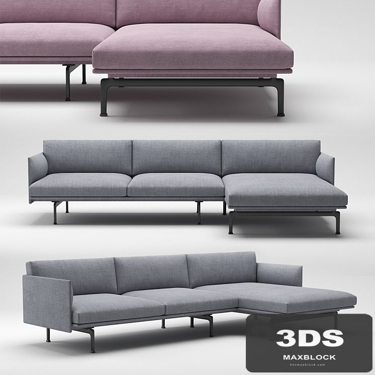 Muuto outline chaise longue