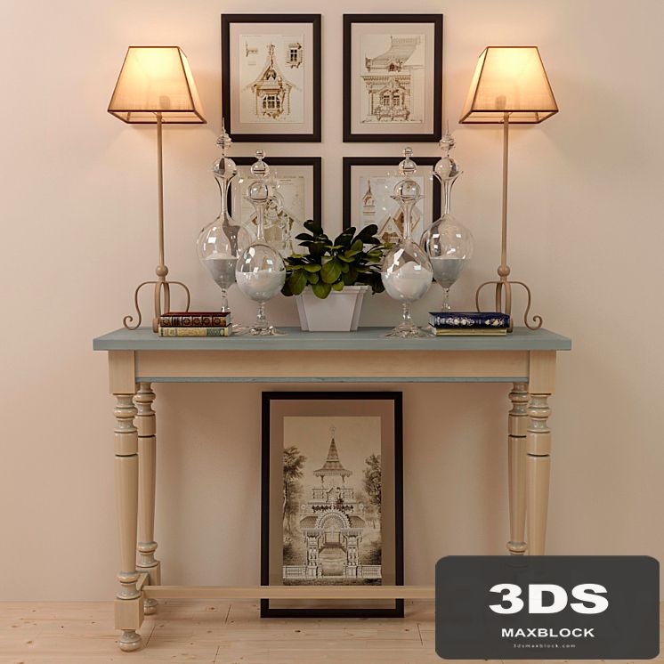 Console Veranda with décor