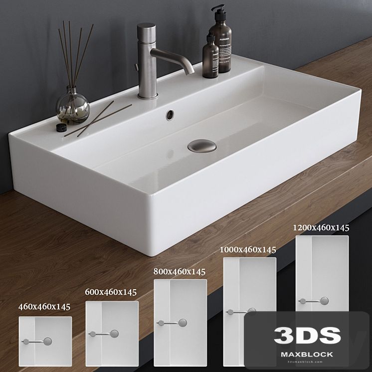 Scarabeo Ceramiche Teorema 2.0 washbasin