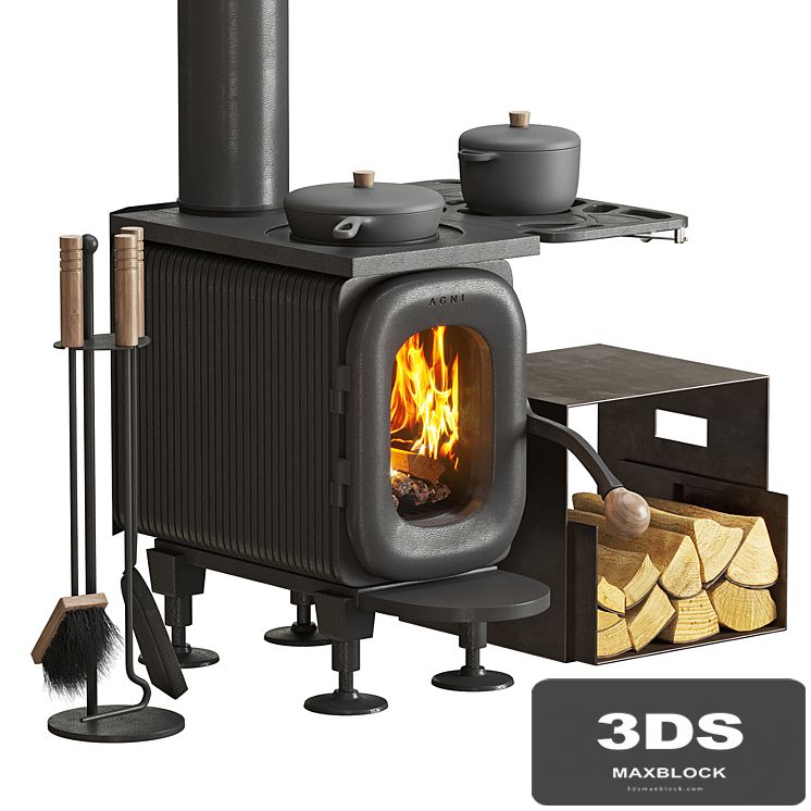 Wood burning stove AGNI