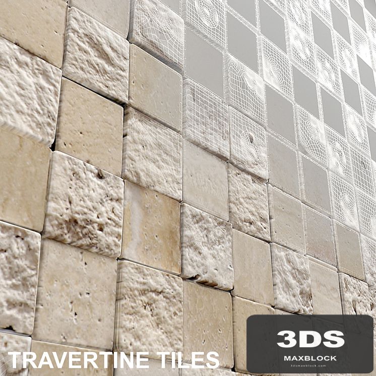 3D mosaic travertine