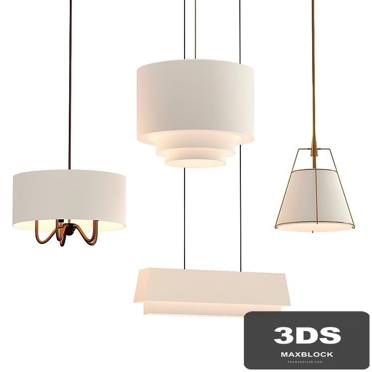 Tiered Drum Pendant Large