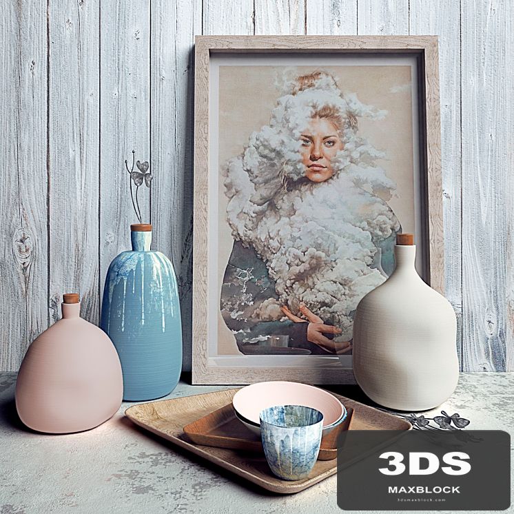 Decorative set of "The Cloud"