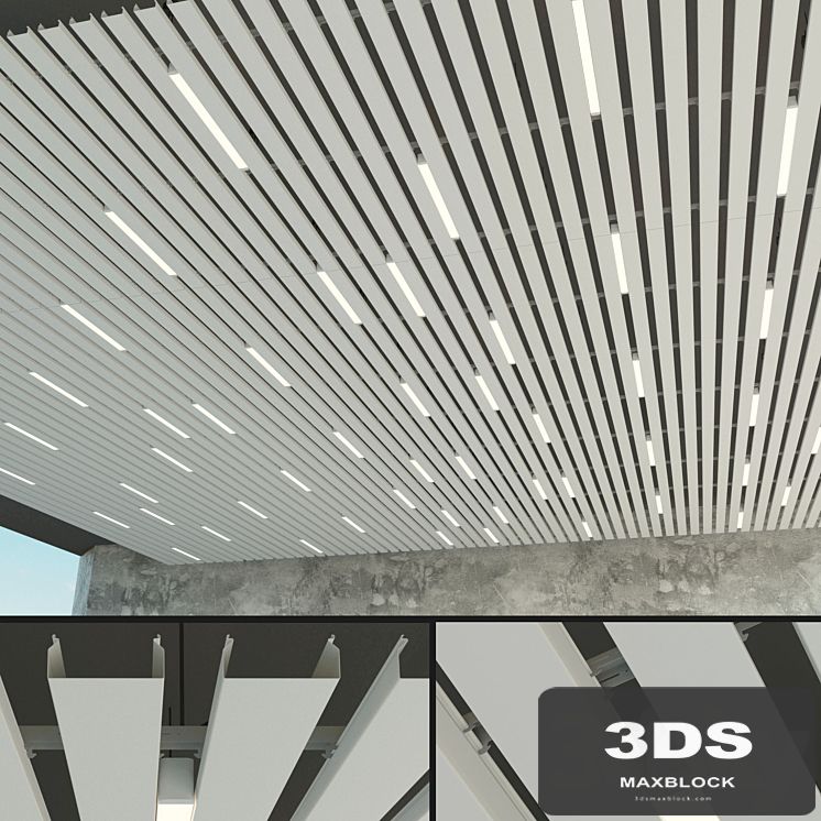 Suspended ceiling rack. 8