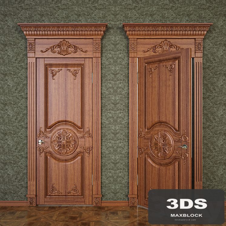 Door in classic style