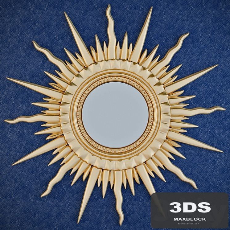 Gold Sun Mirror Mirror