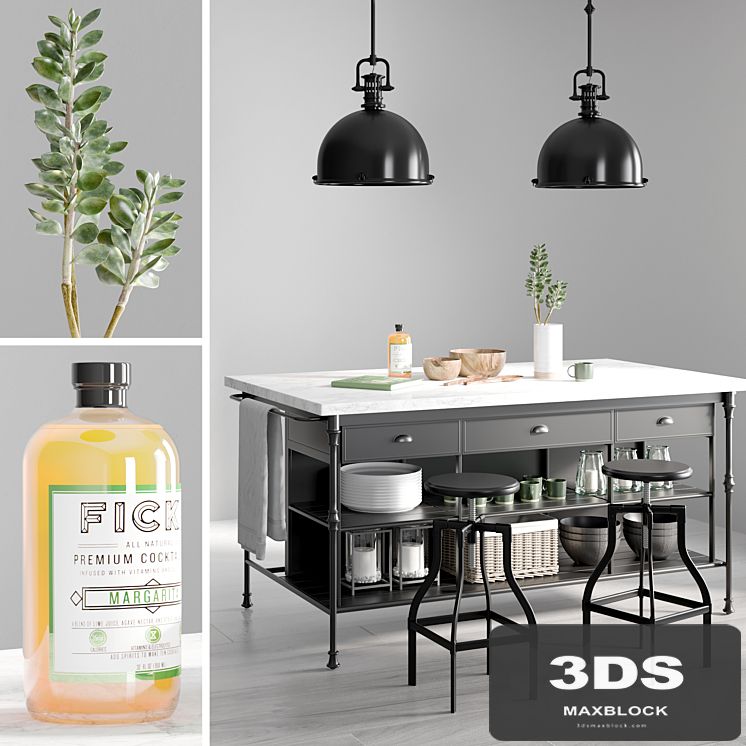 Kitchen Island 2