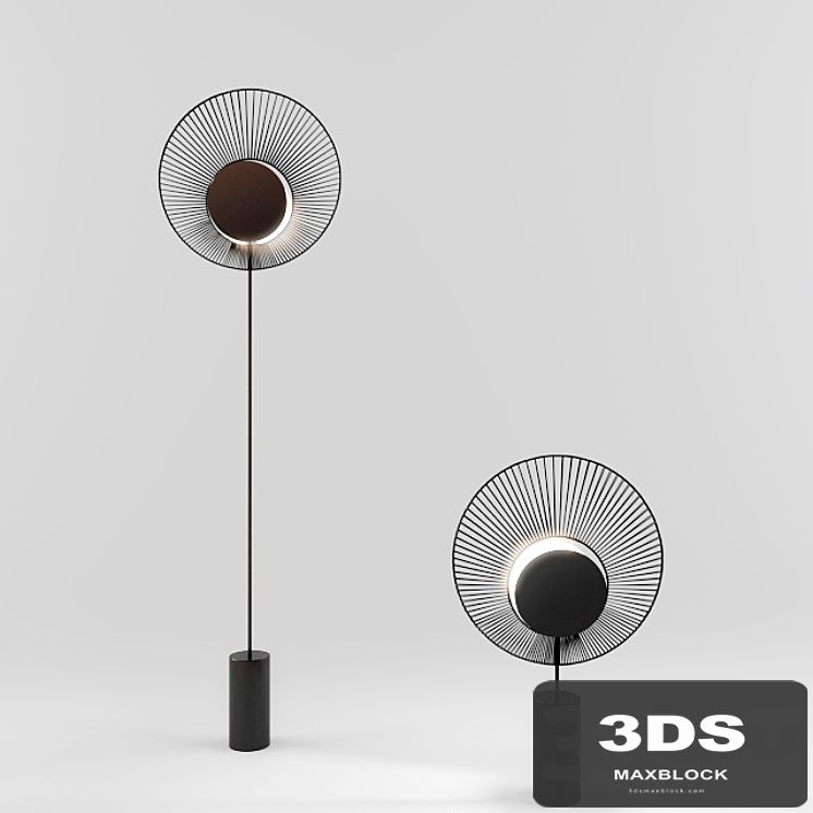 Oyster floor lamp
