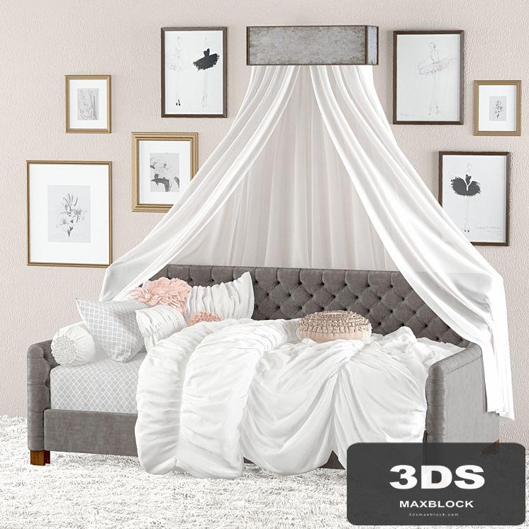 Devyn Tufted Velvet Daybed , Restoration Hardware