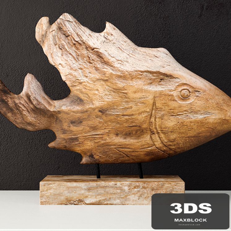 Teak Fish Bust / Uttermost