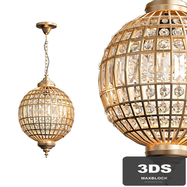 ZENZA Filisky Bol Silver Pendant Light