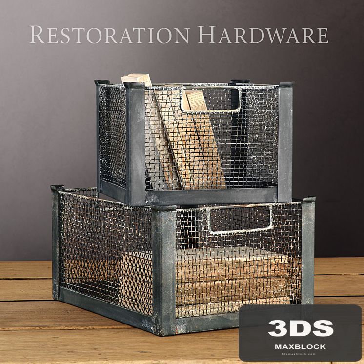 RH / MESH METAL BIN