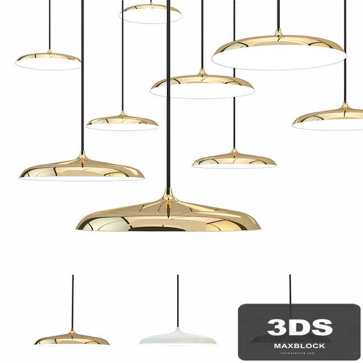 Artist 25 pendel led kobber