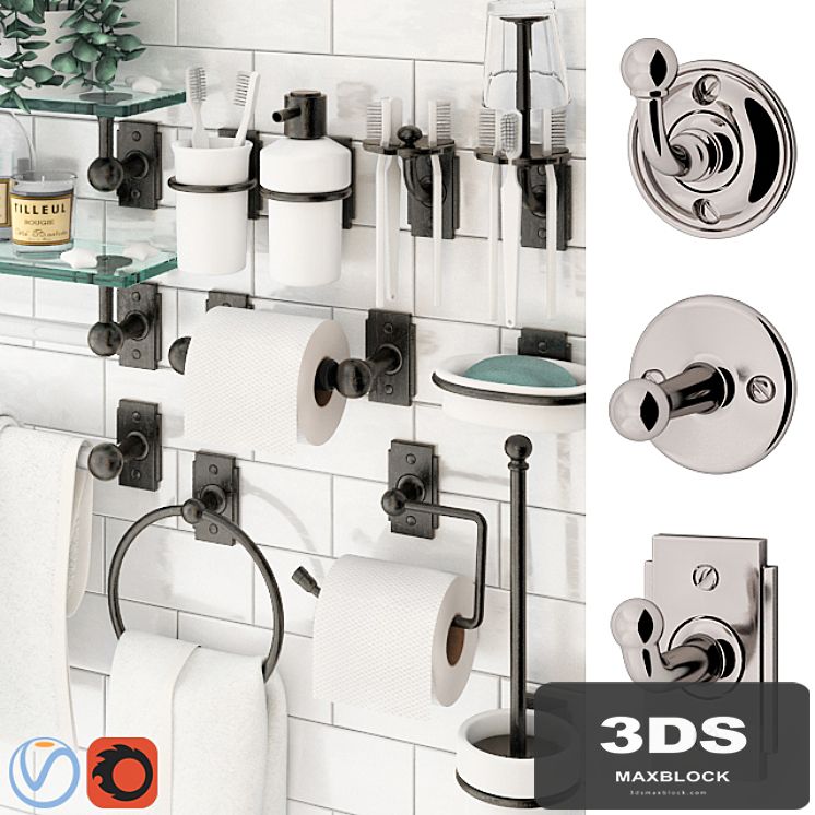 Bathroom accessories Nanzaquatic. Collections: Baluster, Functional, Art Deco.