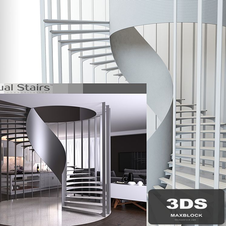 spiral staircase "Actual Stairs"