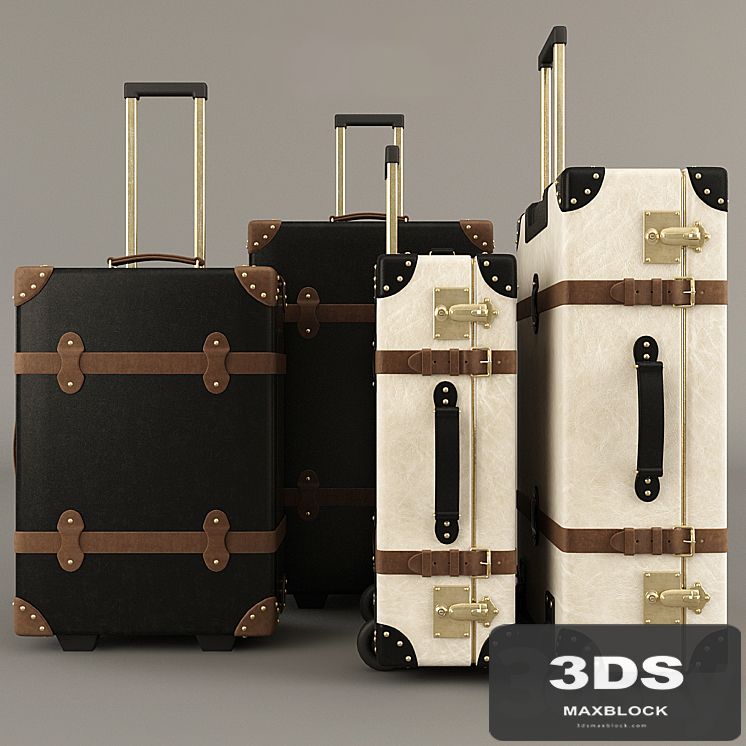 Globe-Trotter suitcases
