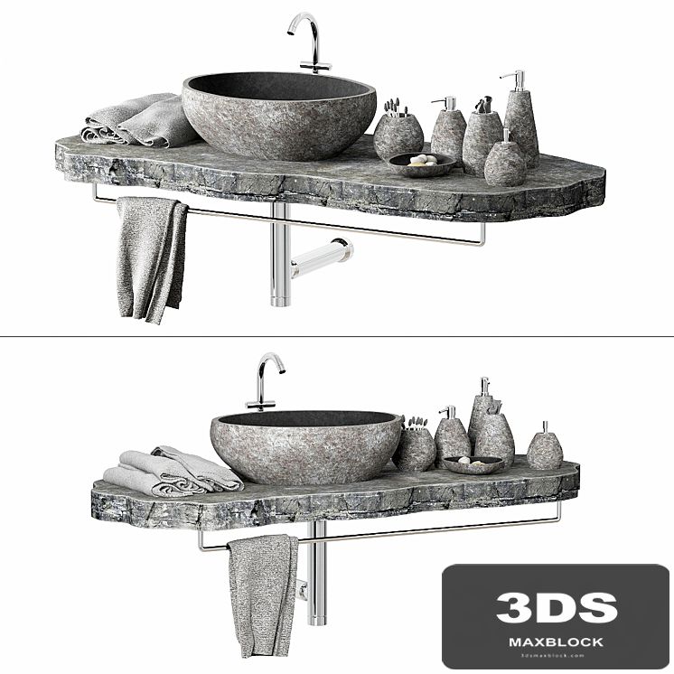 Stone Washbasin No. 7