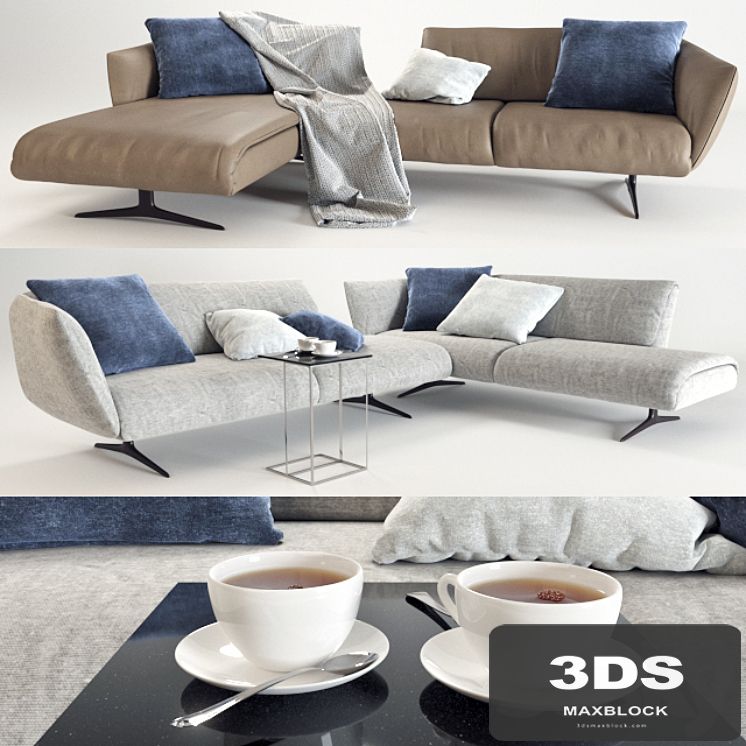 Bundle Sofa Walter Knoll (vray GGX)